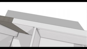 Исходная 3-d модель квартиры-студии в SketchUp