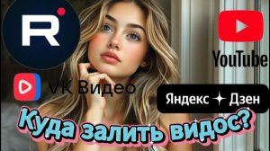 Рутуб, ВК или Дзен?