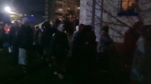 Крестный ход на Святую Пасху вокруг храма