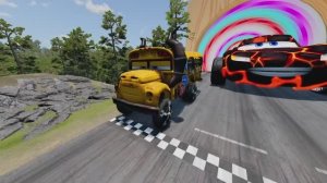 МАШИНКИ ТАЧКИ МОЛНИЯ МАКВИН БОЛЬШОЙ И МАЛЕНЬКИЙ ПРОТИВ ПАРОВОЗИКА И ЛАВЫ 🏎️🚂🌋