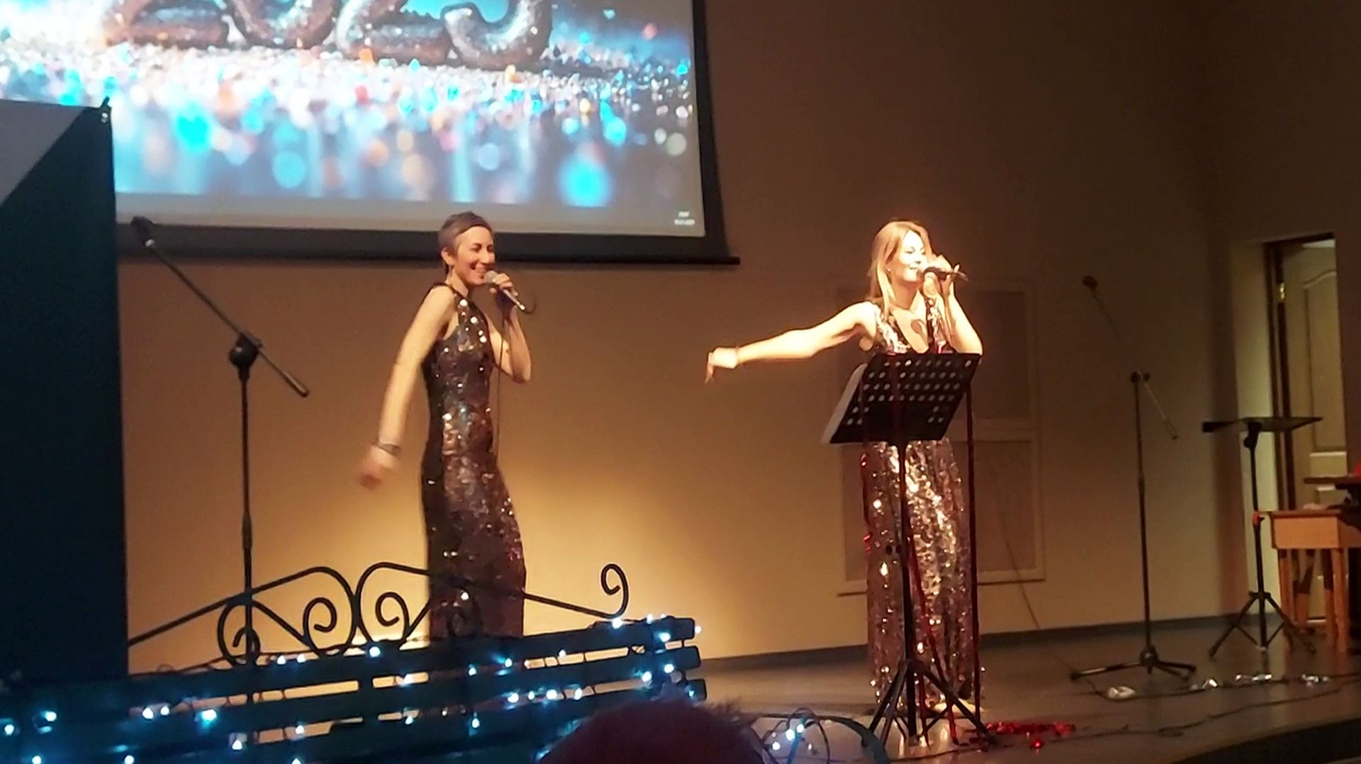 Концерт женского дуэта в санатории Виктория. Композиция Я больше не прошу 05.01.25