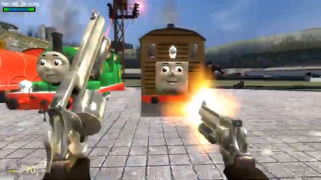 Building a Thomas Train Chased By Grandpa House Granny House Living Building and Friends in GMOD