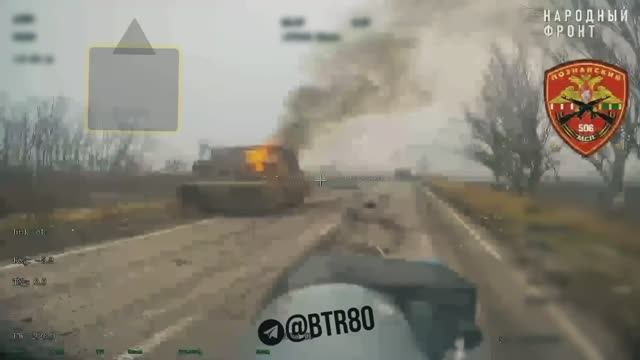 Дроноводы 506 гв. мс. полка уничтожили сразу два танка ВСУ