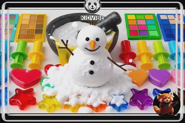 СОЗДАЕМ СЛАЙМ ИЗ СНЕГОВИЧКА! СВОИМИ РУКАМИ ДЕЛАЕМ АСМР! ПОПРОБУЙ УГАДАЙ, ЧТО ПОЛУЧИТСЯ?