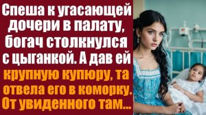 Истории из жизни. Слушать истории. Спеша к угасающей дочери в палату, богач столкнулся с цыганкой