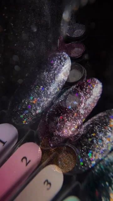 KLIO  Гель-лак с шестигранниками  STARRY SKY