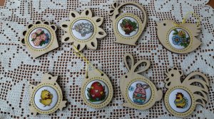 Готовая работа: Пасхальные миниатюры в деревянных рамках от магазина "У Аннушки"