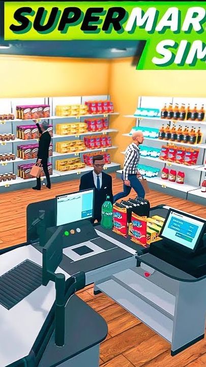 Играю в игру Shop Simulator - Supermarket. Полная версия игры уже на моём канале.