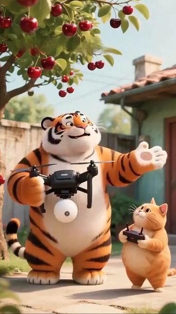 Филлин напал на кота