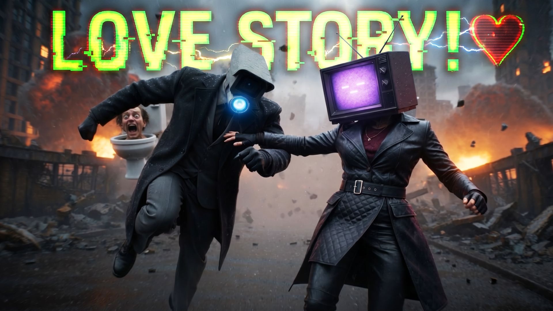 ТВ ВУМЕН И КАМЕРАМЭН: ЛЮБОВЬ СКИБИДИ!  Эпичные Танцы и Романтический Трэп!