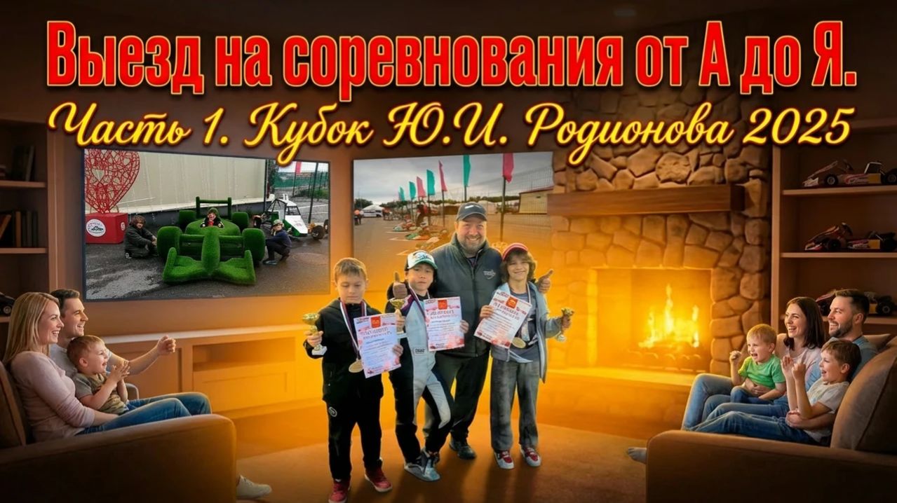 Картинг. Выезд на соревнования от А до Я. Часть 1. Кубок  Ю.И. Родионова 2025