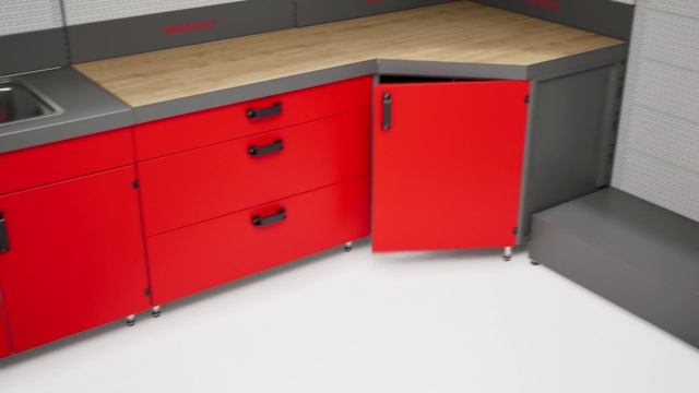 Обзор комплекта мебели для слесарной мастерской KronVuz-KV-10001