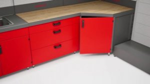 Обзор комплекта мебели для слесарной мастерской KronVuz-KV-10001