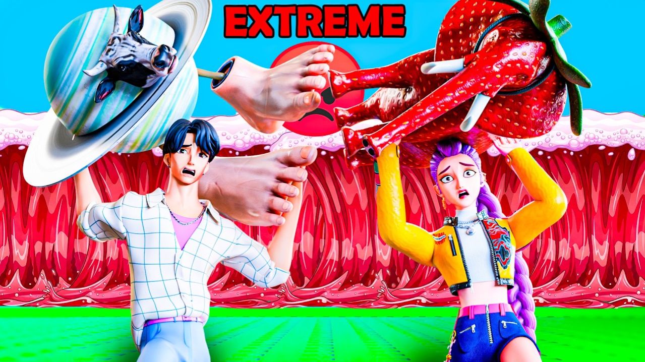 РУМИ СПАСАЕТСЯ ОТ ЦУНАМИ! K-Pop Охотницы на Демонов Huntrix анимация