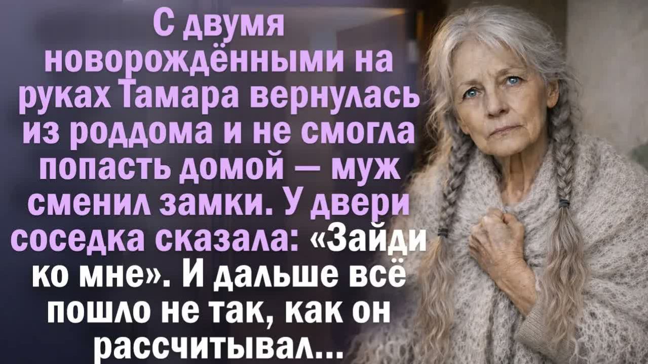 Жизненные истории. Аудиорассказ слушать. С двумя новорождёнными на руках Тамара вернулась из роддома