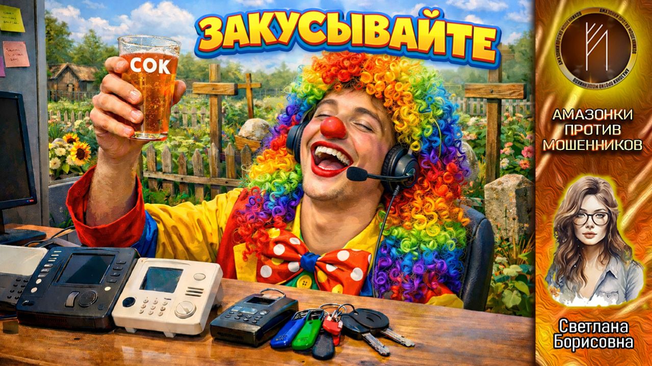 СВЕТЛАНА БОРИСОВНА  ЗВОНОК ИЗ ПАРАЛЛЕЛЬНОЙ РЕАЛЬНОСТИ  ПЕРЕПУТАЛ СОК С ОПЫТОМ