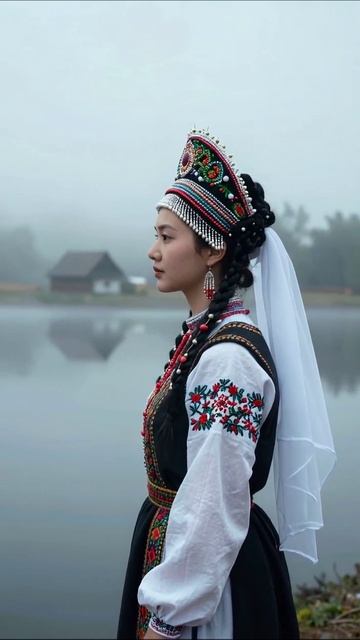 Красота женского облика в традиционном костюме традиции культура красота