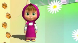 Маша и Медведь. Маша учит новые слова, готовится к школе .Для детей. ч  16