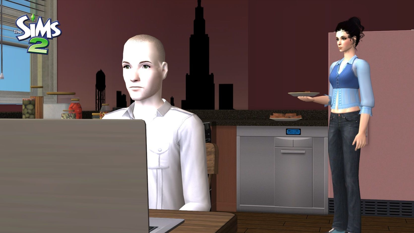 играем в the Sims 2 , cерия 8 , Братишка Натаниэлль .