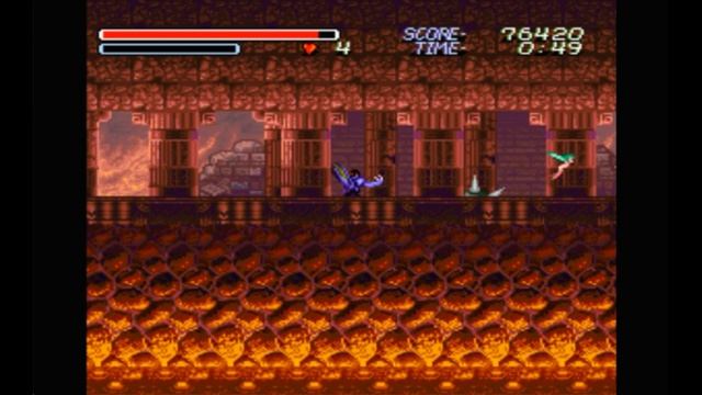 Super Nintendo (Snes) 16-bit Majuu Ou Stage 6 Прохождение За Гарпию