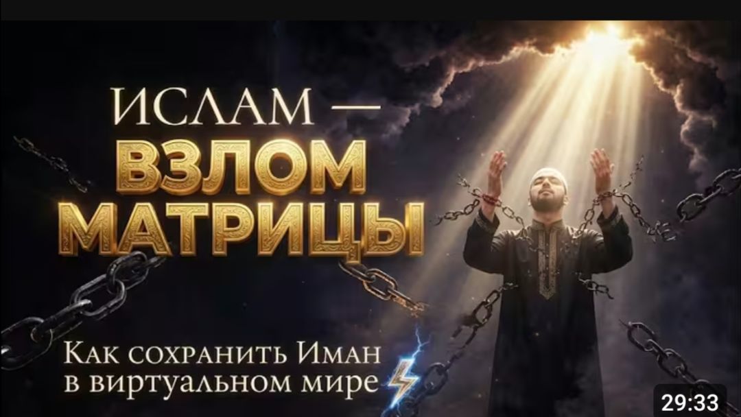 ИСЛАМ — ЭТО ВЗЛОМ МАТРИЦЫ. Как сохранить Иман в виртуальном мире? ⛓️✨