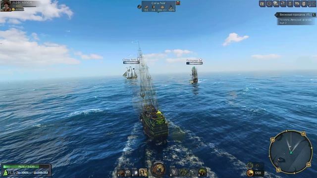 Будни ПвЕ фармера! Уничтожить 5 имперских флагманов World of Sea Battle Код друга 722686 RU1