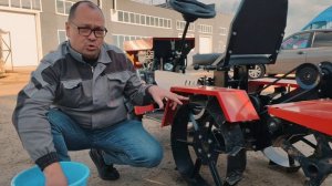 Как легко очистить навесное оборудование на Агромаш МТ-110/МТ-110Э