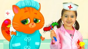 Мультик детская история как Арина попала в котику Бубе