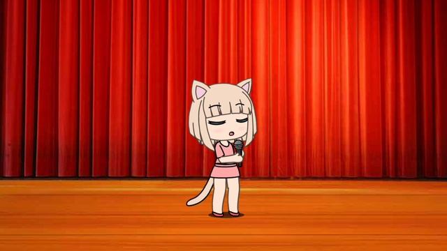 кашляет на сцене...
если что описание посмотрите