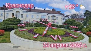 Краснодар - прогулка по весеннему городу - улица Красная - 14 апреля 2026 г.