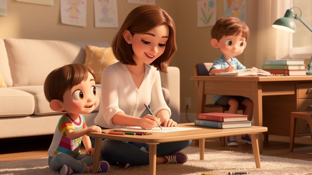 Мультик для детей. Один мамин день