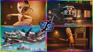 БАЛЕРИНА против АССАСИН и КРОКОДИЛ БОМБАРДИНО — Музыкальный Баттл под Хайповый Бит 💃🐊🔥