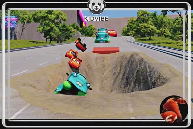 ТАЧКИ КАТЯТСЯ С ГОРЫ!!! ПОПАДУТ В ЯМУ???