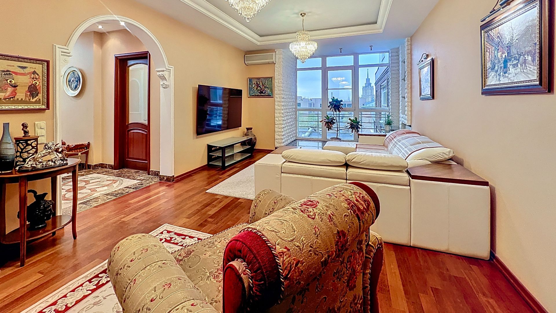 Элегантная квартира в новом малоквартином доме! Аренда 4-комнатной квартиры 120 м² ID 37989