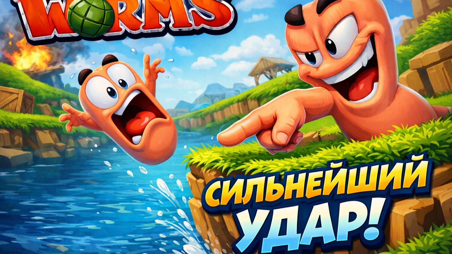 Worms - Вот это мощь!