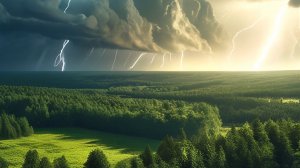 Тайны ночной грозы: звуки леса для сладкого сна