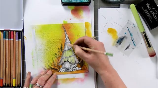 Лавиния Стамп. Магия маскировки и трафаретной живописи от Трейси Даттон. 16.04.2026г