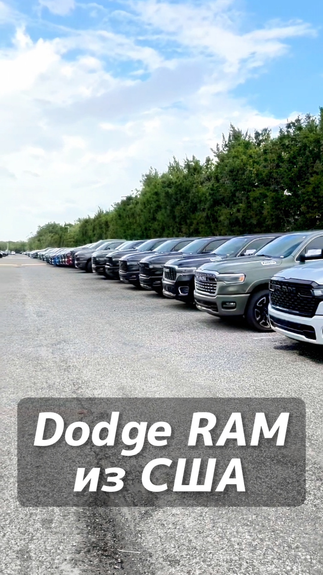 Dodge RAM на заказ из США