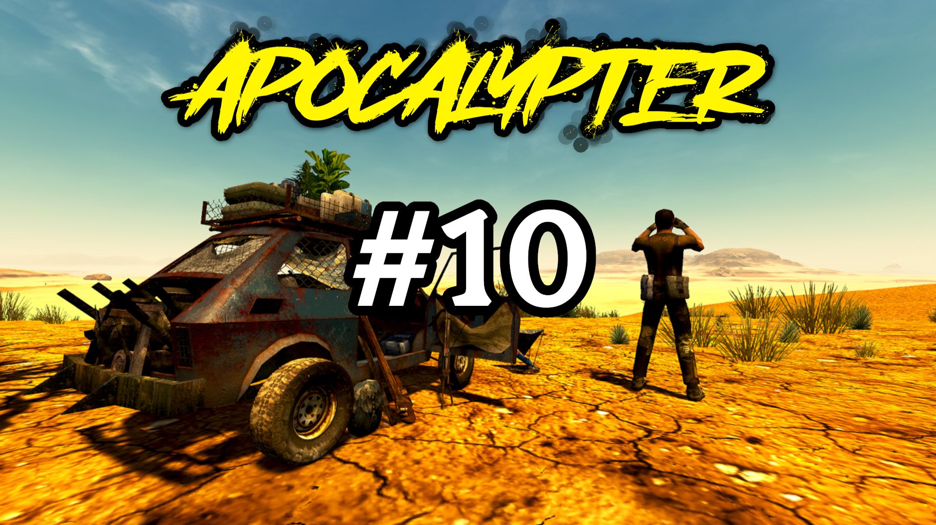 Apocalypter №10 / Ищем стартовый лагерь на юго-западе, пещера, дробовик, подвеска / Прохождение игры