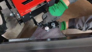 Установка отвала для уборки снега на МТ-110