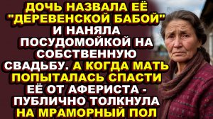 Истории из жизни|Мать, которую заставили мыть унитазы на свадьбе собственной дочери|Аудио рассказы|А