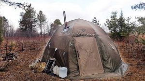 НЕДЕЛЯ В ЛЕСУ С БАТЕЙ. ВЕСЕННЯЯ ОХОТА 2024. ПЕРВАЯ ДОБЫЧА. ПАСХА В ПАЛАТКЕ. Архив 2024.