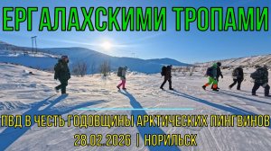 Ергалахскими тропами | ПВД в честь годовщины Арктических пингвинов | Норильск | 28.02.2026
