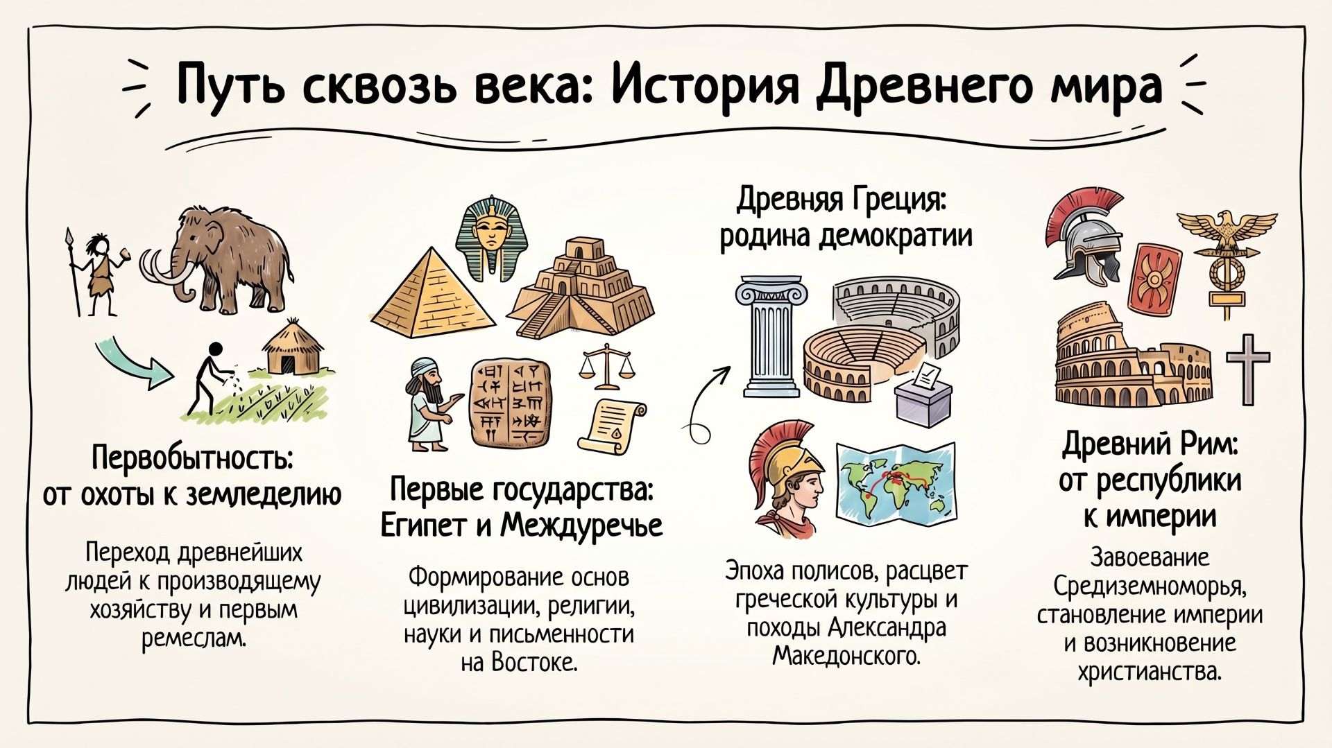 История 5 класс краткое содержание параграфов