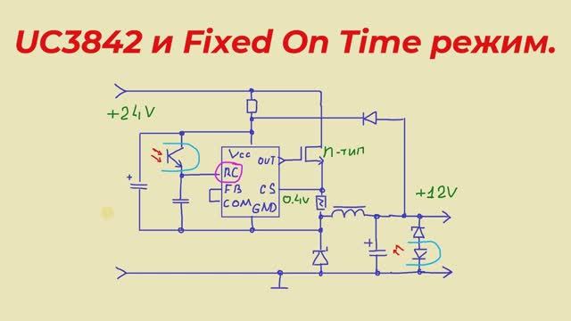 UC3842 и Fixed On Time