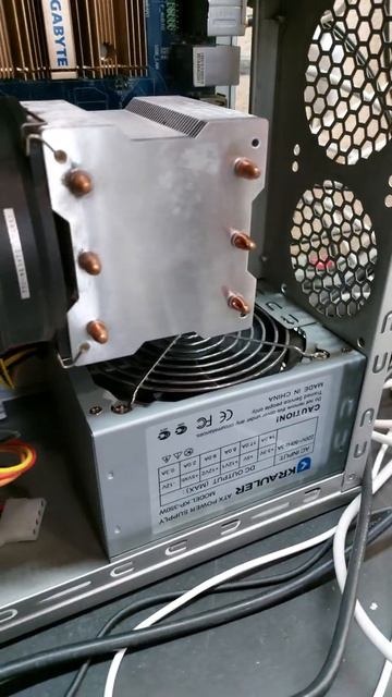 Кастомный корпус с нижним расположением БП