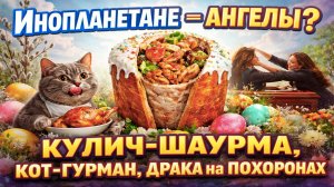 Безумный дайджест: шаурма вместо кулича, зайцы-наседки и драка у гроба. ЭТО НЕ ШУТКИ