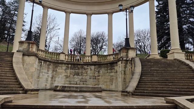 Каскадная лестница.  Кисловодск.