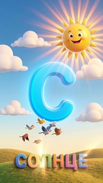 ☀️ Буква С — Солнце!