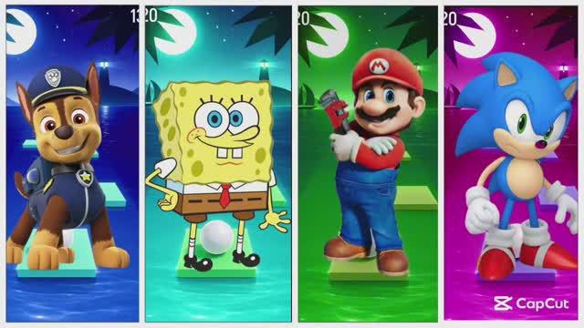 ЩЕНЯЧИЙ ПАТРУЛЬ Против ГУБКА БОБ, МАРИО и СОНИК 🐾